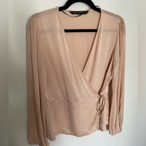 *MUST GO MAKE OFFER* Zara front tie top - Picture 2 of 3